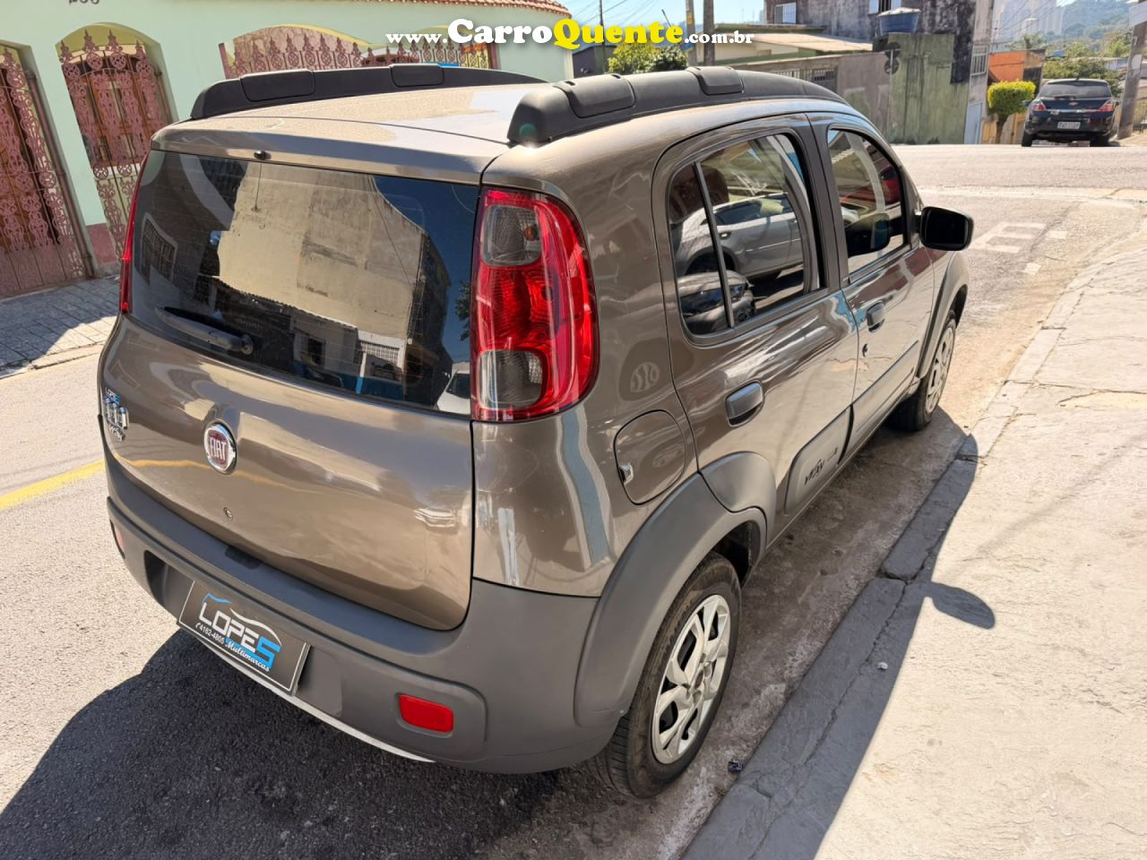 FIAT   UNO WAY 1.0 EVO FIRE FLEX 8V 5P   CINZA 2013 1.0 FLEX - Loja