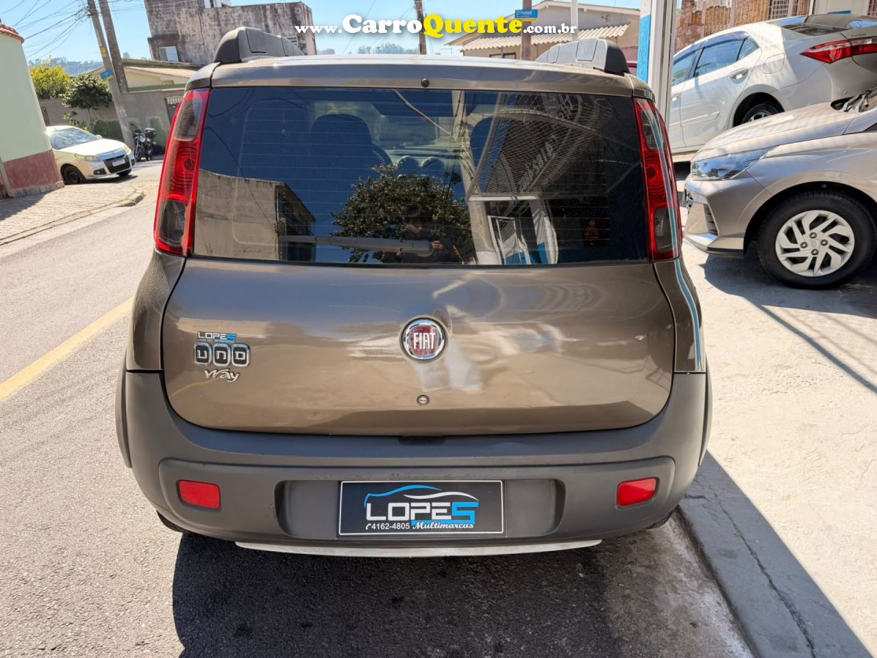 FIAT   UNO WAY 1.0 EVO FIRE FLEX 8V 5P   CINZA 2013 1.0 FLEX - Loja