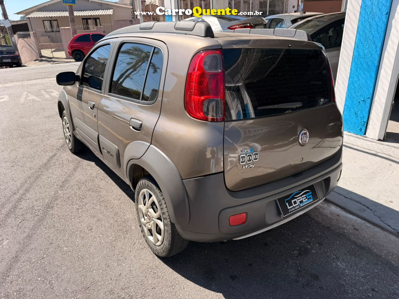 FIAT   UNO WAY 1.0 EVO FIRE FLEX 8V 5P   CINZA 2013 1.0 FLEX - Loja