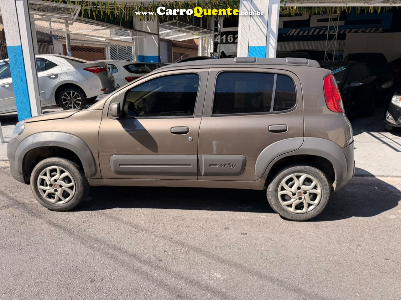 FIAT   UNO WAY 1.0 EVO FIRE FLEX 8V 5P   CINZA 2013 1.0 FLEX - Loja