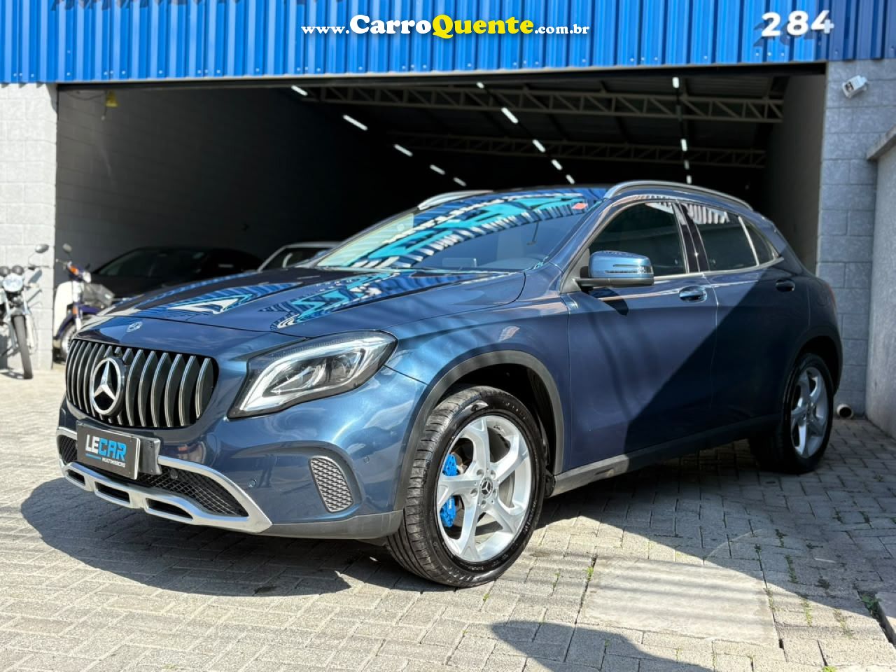 MERCEDES-BENZ   GLA 200 ADVANCE 1.61.6 TB 16V FLEX AUT.   AZUL 2020 1.6 FLEX - Loja