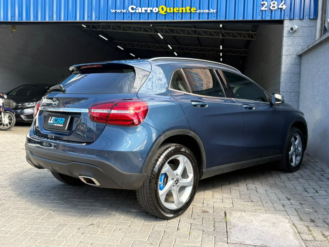 MERCEDES-BENZ   GLA 200 ADVANCE 1.61.6 TB 16V FLEX AUT.   AZUL 2020 1.6 FLEX - Loja