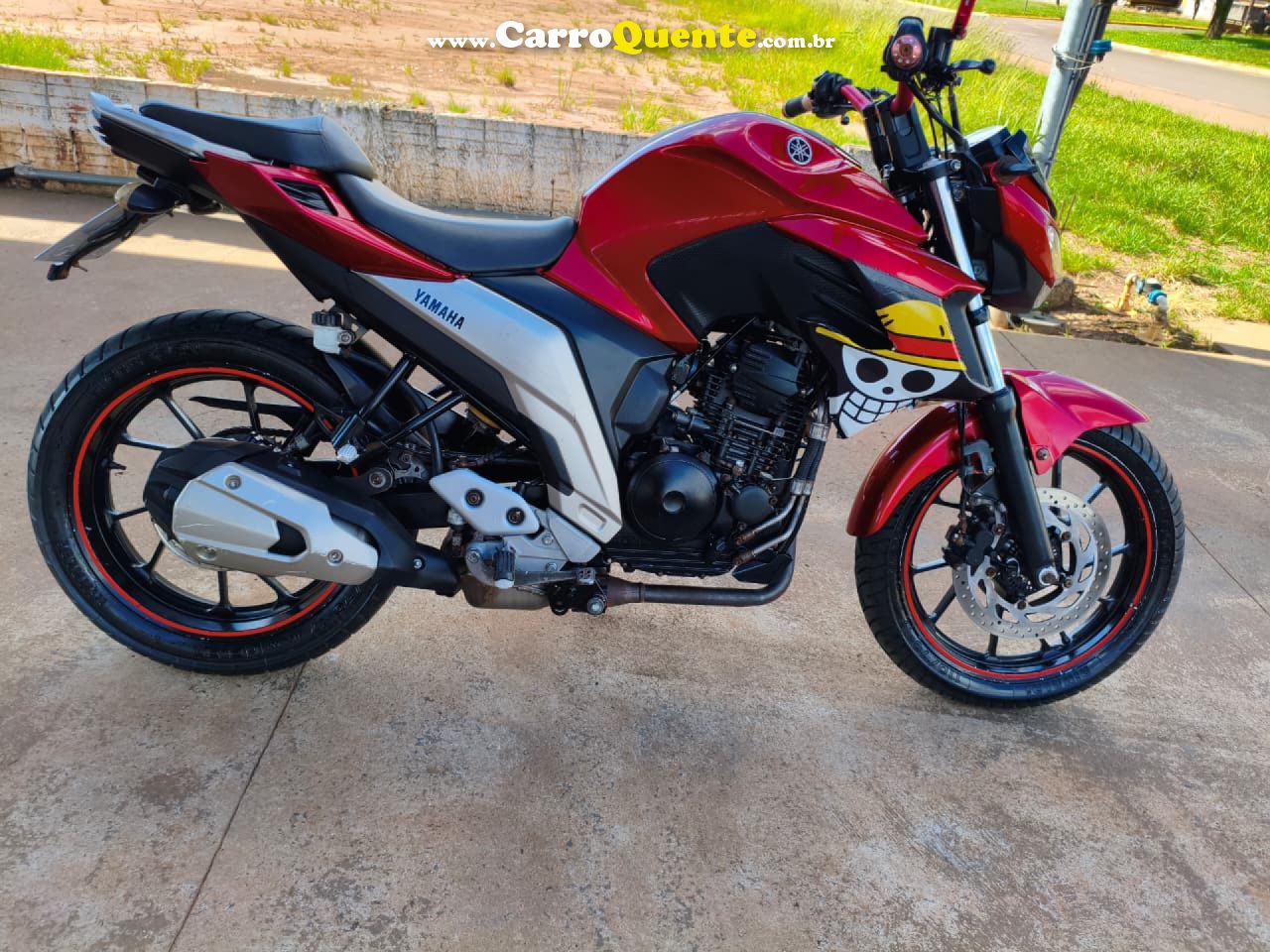 YAMAHA    FAZER 250 CC   VERMELHO 2020 250 FLEX - Loja