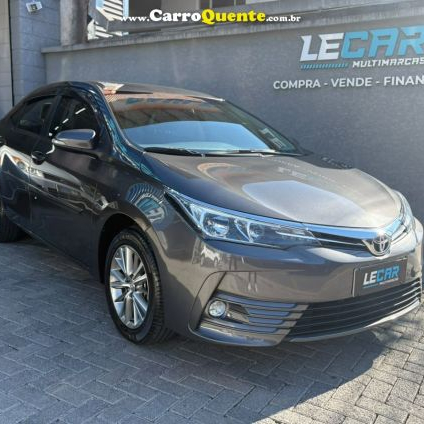 TOYOTA   COROLLA GLI 1.8 FLEX 16V  AUT.   CINZA 2019 1.8 FLEX