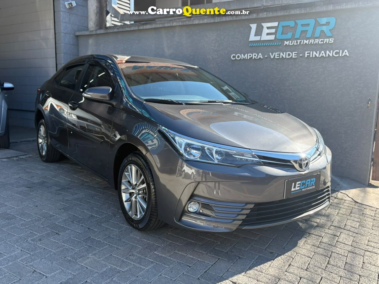 TOYOTA   COROLLA GLI 1.8 FLEX 16V  AUT.   CINZA 2019 1.8 FLEX - Loja