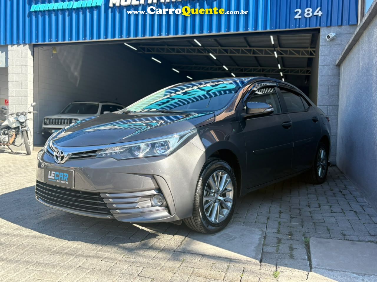 TOYOTA   COROLLA GLI 1.8 FLEX 16V  AUT.   CINZA 2019 1.8 FLEX - Loja