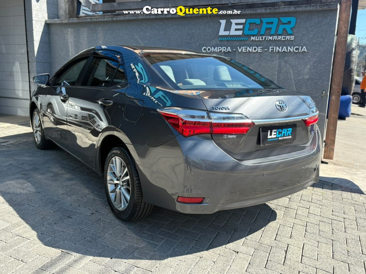TOYOTA   COROLLA GLI 1.8 FLEX 16V  AUT.   CINZA 2019 1.8 FLEX - Loja