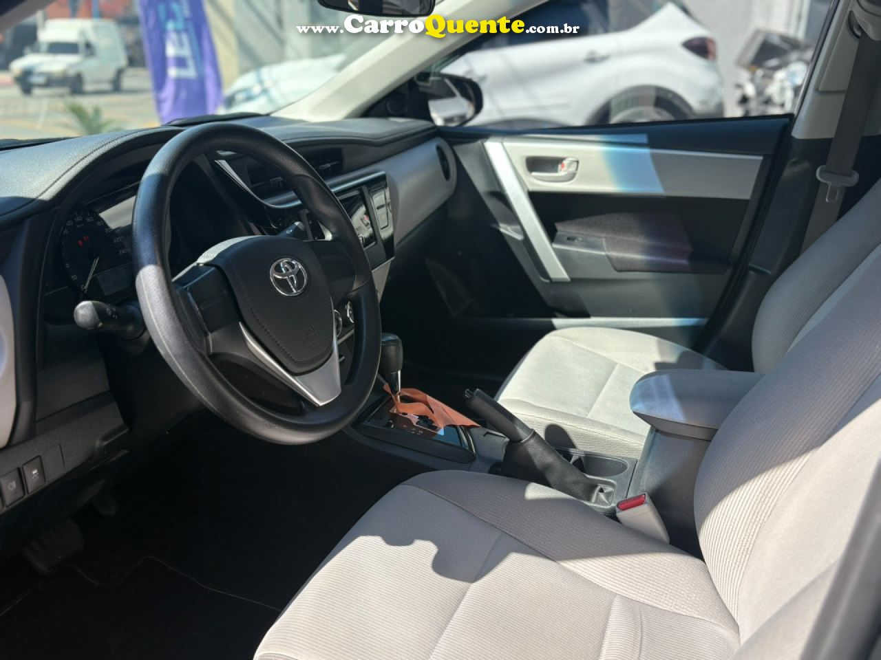 TOYOTA   COROLLA GLI 1.8 FLEX 16V  AUT.   CINZA 2019 1.8 FLEX - Loja