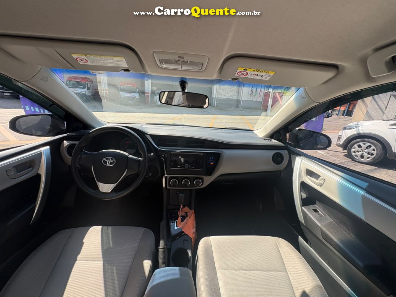 TOYOTA   COROLLA GLI 1.8 FLEX 16V  AUT.   CINZA 2019 1.8 FLEX - Loja