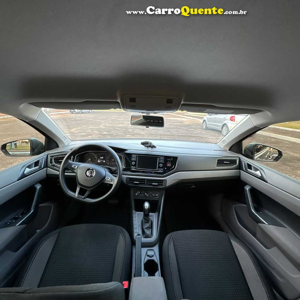 VOLKSWAGEN   POLO COMFORT. 200 TSI 1.0 FLEX 12V AUT.   CINZA 2021 1.0 FLEX - Loja