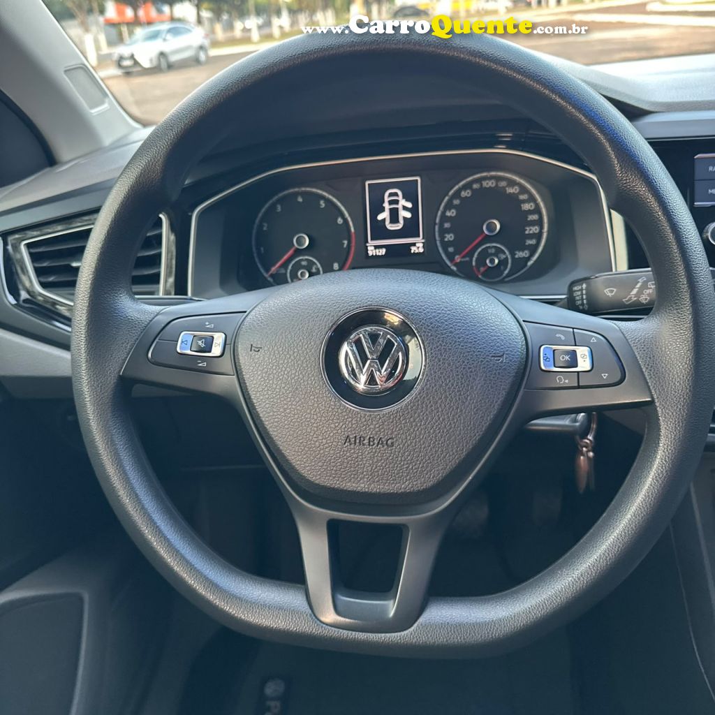 VOLKSWAGEN   POLO COMFORT. 200 TSI 1.0 FLEX 12V AUT.   CINZA 2021 1.0 FLEX - Loja