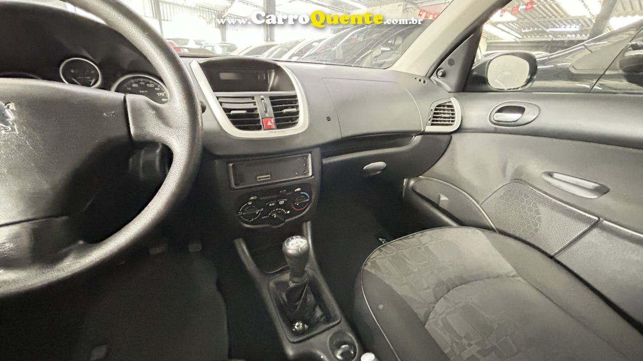 PEUGEOT   207 XR 1.4 FLEX 8V 5P   PRATA 2011 1.4 FLEX - Loja