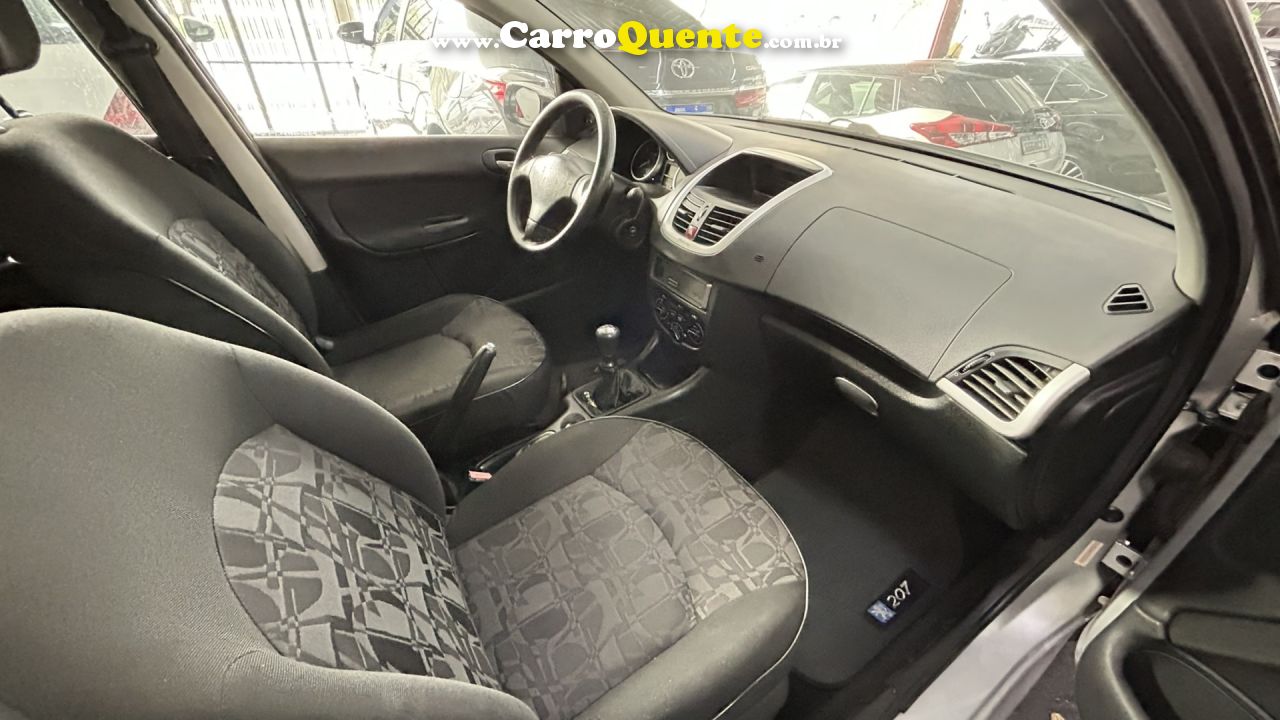 PEUGEOT   207 XR 1.4 FLEX 8V 5P   PRATA 2011 1.4 FLEX - Loja