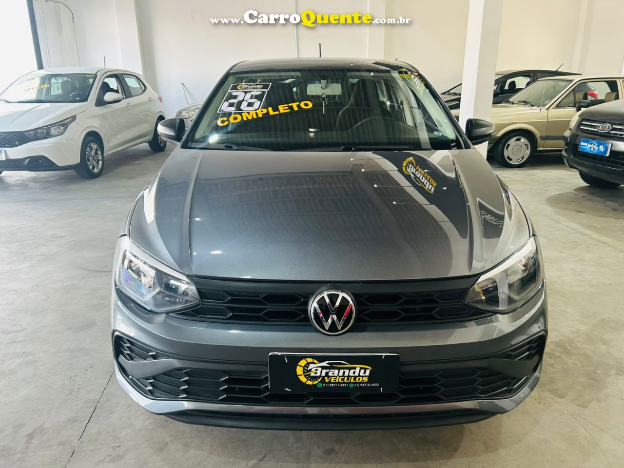 VOLKSWAGEN   POLO TRACK 1.0 FLEX 12V 5P   CINZA 2026 1.0 FLEX - Loja