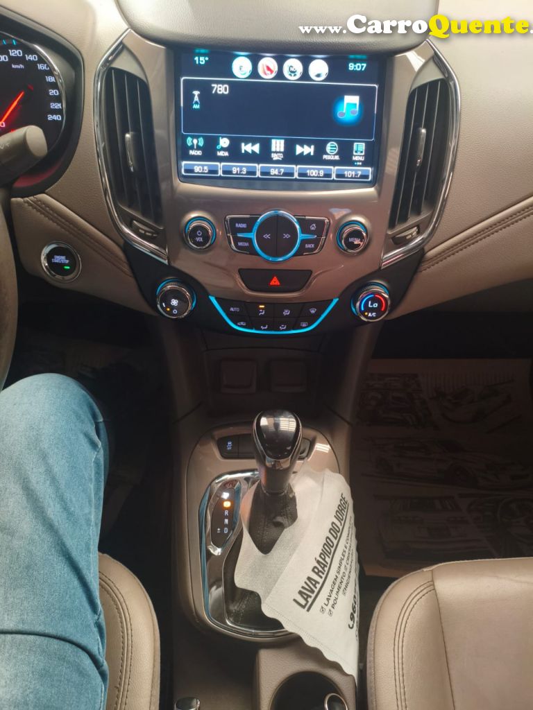 CHEVROLET   CRUZE LTZ 1.4 16V TURBO FLEX 4P AUT.   PRETO 2019 1.4 FLEX - Loja