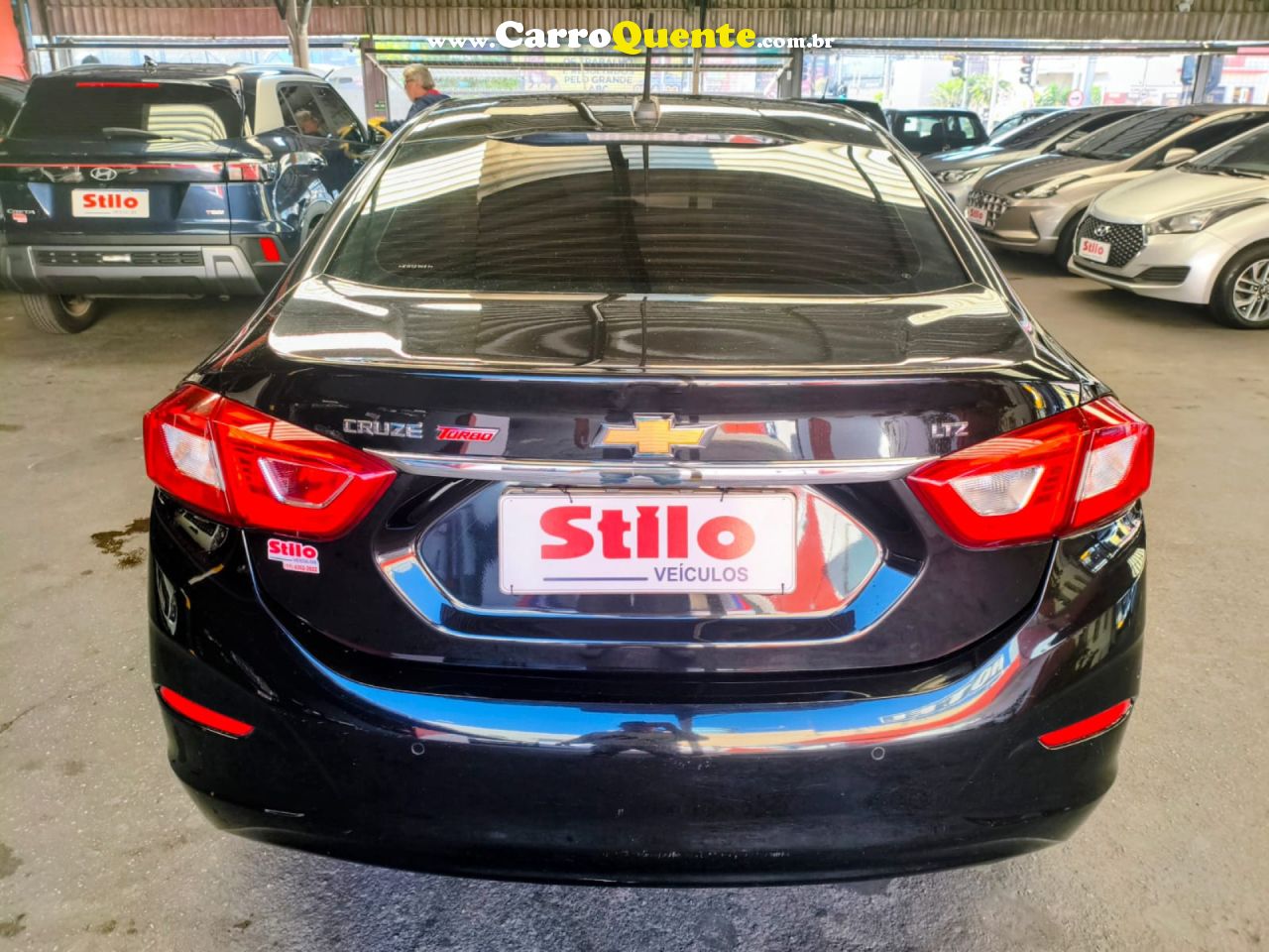 CHEVROLET   CRUZE LTZ 1.4 16V TURBO FLEX 4P AUT.   PRETO 2019 1.4 FLEX - Loja