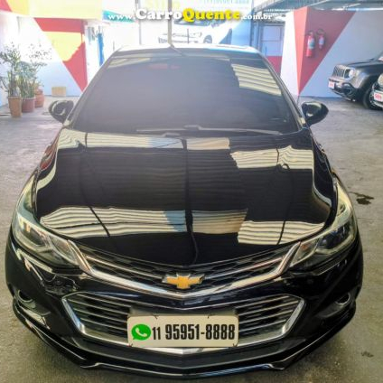 CHEVROLET   CRUZE LTZ 1.4 16V TURBO FLEX 4P AUT.   PRETO 2019 1.4 FLEX