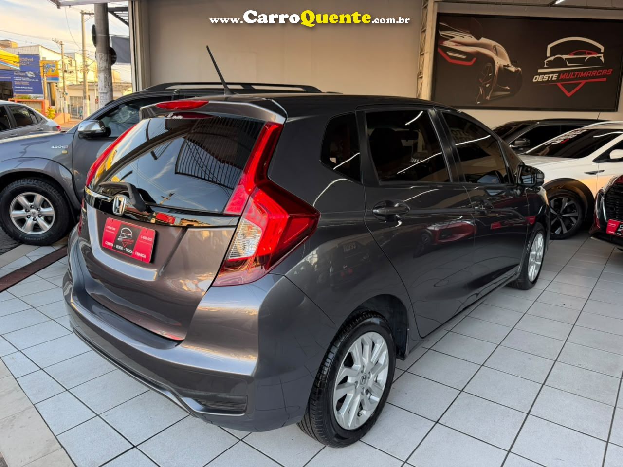 HONDA   FIT LX 1.5 FLEXONE 16V 5P AUT.   CINZA 2021 1.5 GASOLINA - Loja
