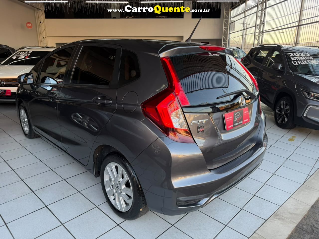 HONDA   FIT LX 1.5 FLEXONE 16V 5P AUT.   CINZA 2021 1.5 GASOLINA - Loja