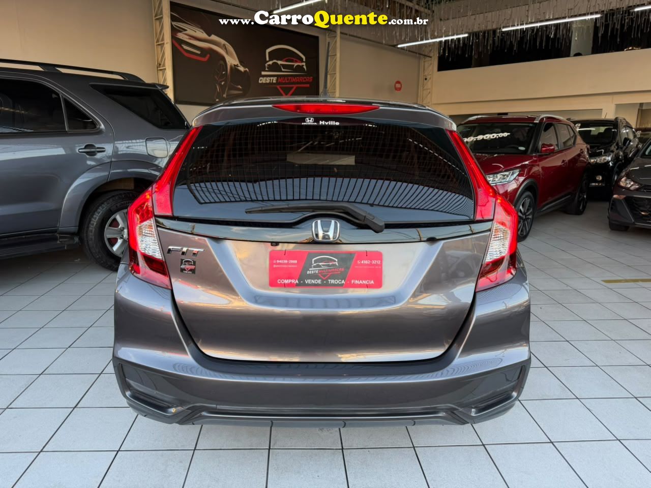HONDA   FIT LX 1.5 FLEXONE 16V 5P AUT.   CINZA 2021 1.5 GASOLINA - Loja