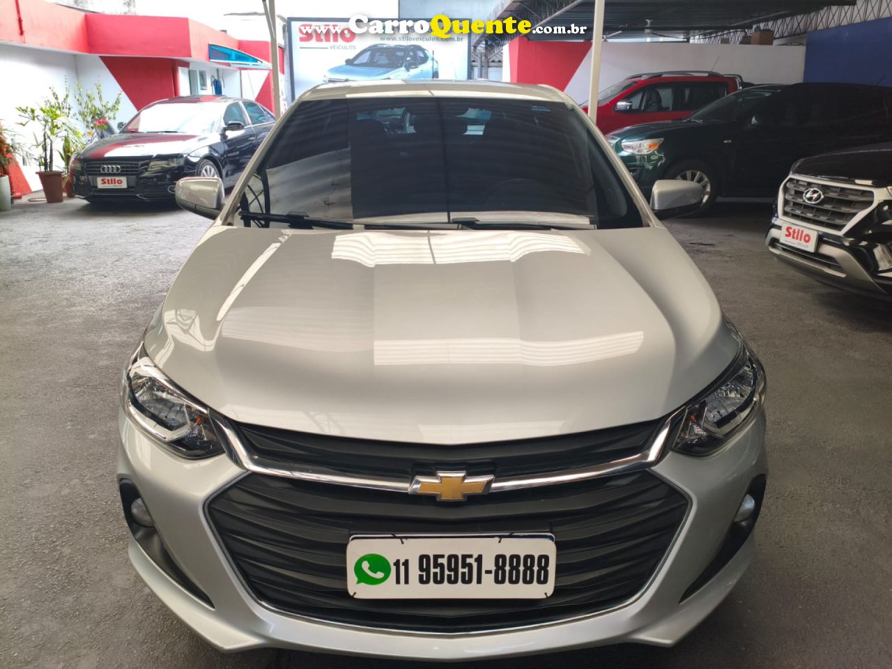 CHEVROLET   ONIX SEDAN PLUS LTZ 1.0 12V TB FLEX AUT.   PRATA 2020 1.0 FLEX - Loja