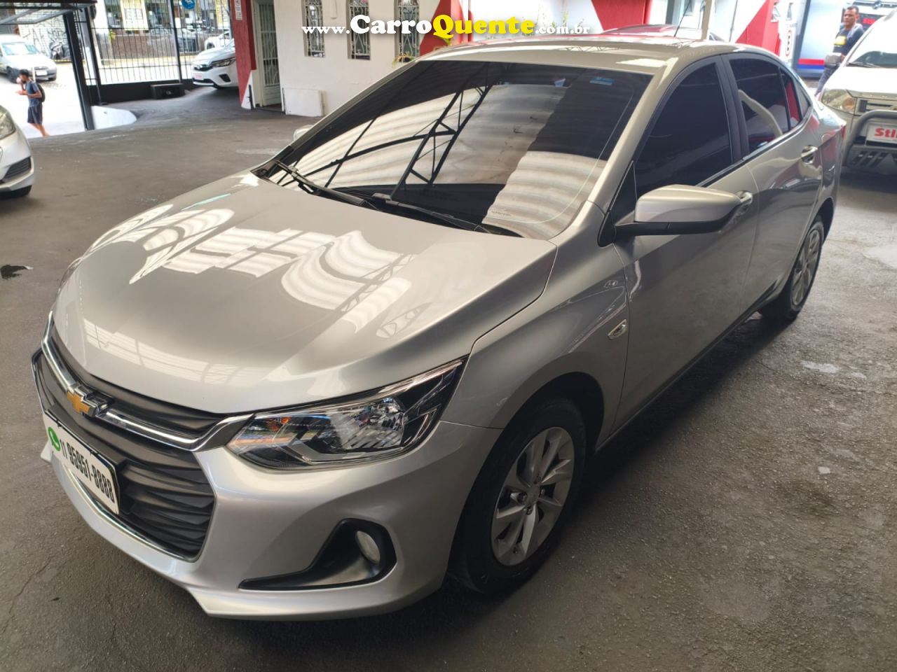 CHEVROLET   ONIX SEDAN PLUS LTZ 1.0 12V TB FLEX AUT.   PRATA 2020 1.0 FLEX - Loja