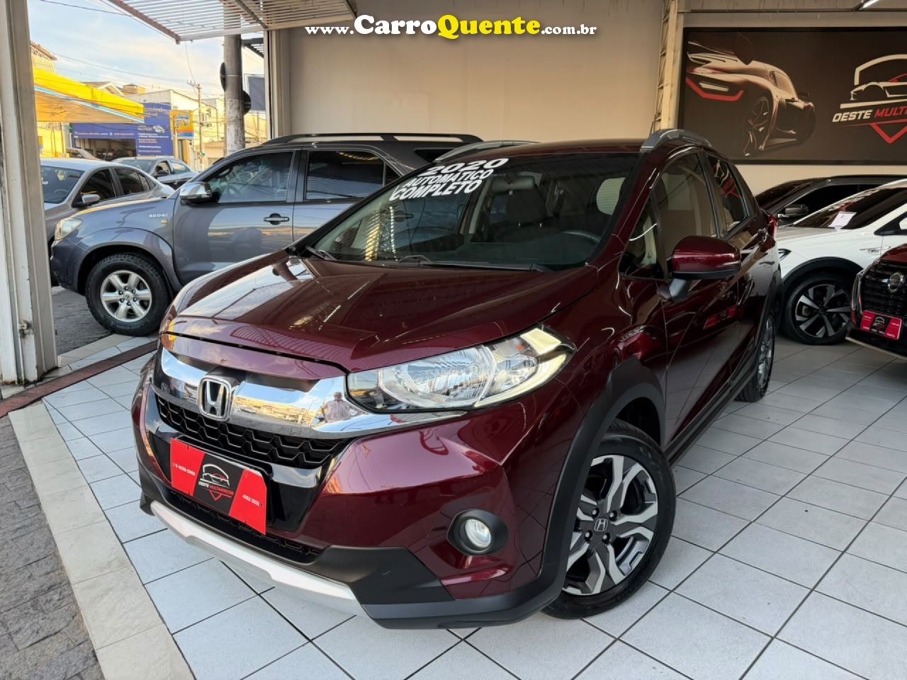HONDA   WR-V EX 1.5 FLEXONE 16V 5P AUT.   VINHO 2020 1.5 GASOLINA - Loja
