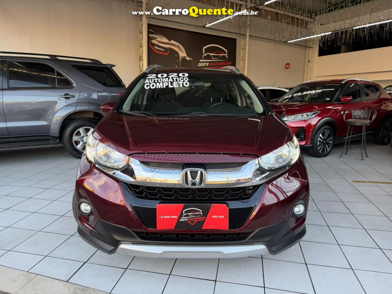 HONDA   WR-V EX 1.5 FLEXONE 16V 5P AUT.   VINHO 2020 1.5 GASOLINA - Loja