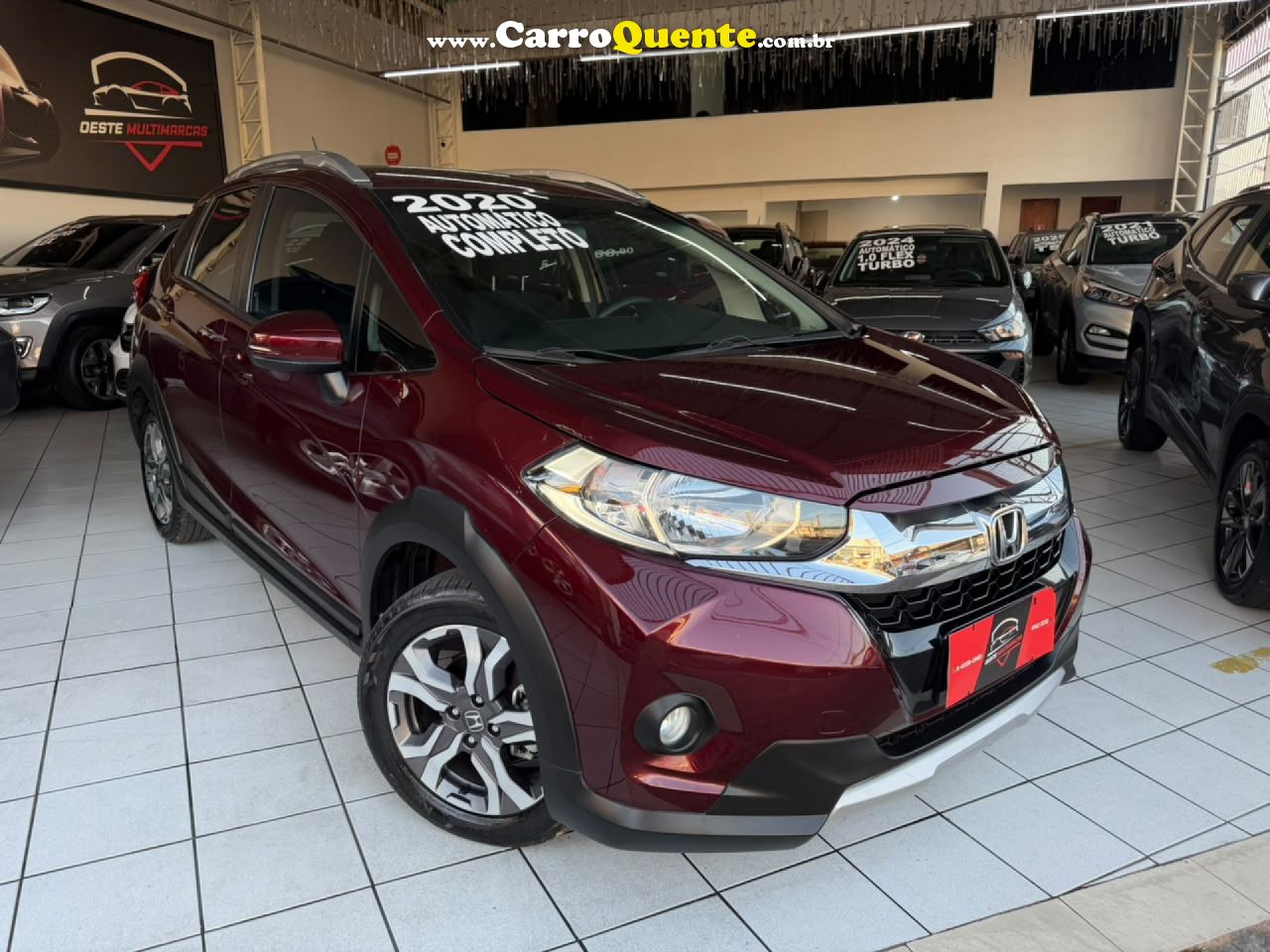 HONDA   WR-V EX 1.5 FLEXONE 16V 5P AUT.   VINHO 2020 1.5 GASOLINA - Loja