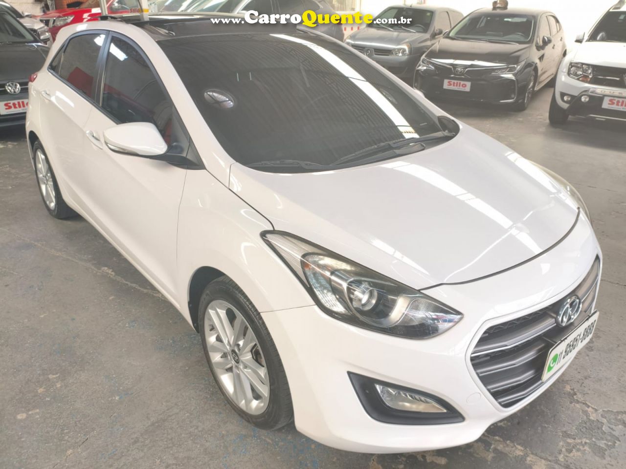 HYUNDAI   I30 1.8 16V AUT. 5P   BRANCO 2016 1.8 GASOLINA - Loja