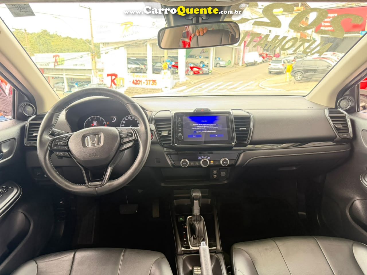 HONDA   CITY HATCHBACK TOURING 1.5 FLEX 16V AUT   CINZA 2023 1.5 FLEX - Loja