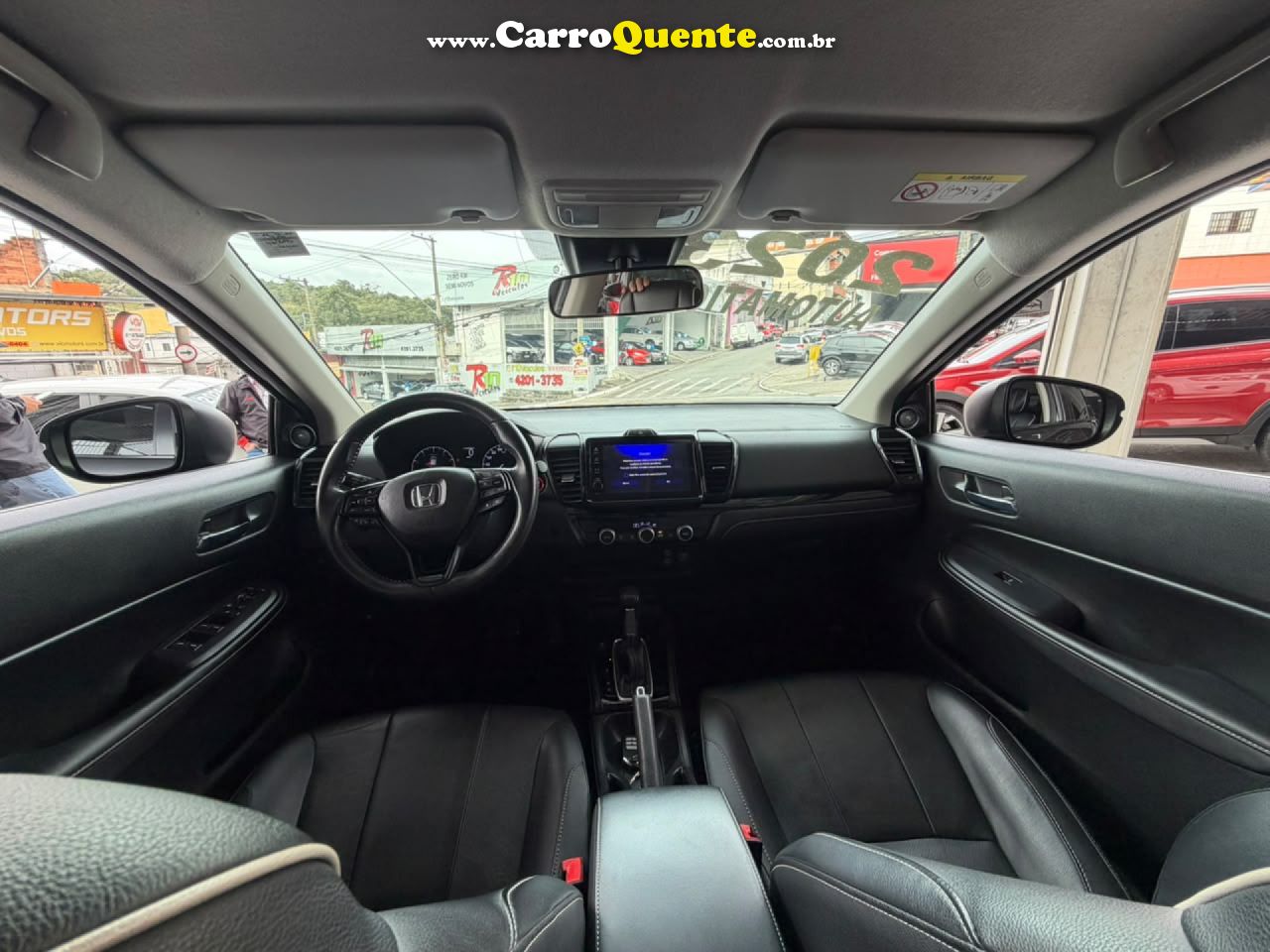 HONDA   CITY HATCHBACK TOURING 1.5 FLEX 16V AUT   CINZA 2023 1.5 FLEX - Loja