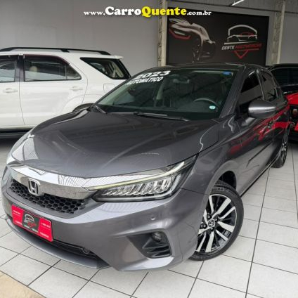 HONDA   CITY HATCHBACK TOURING 1.5 FLEX 16V AUT   CINZA 2023 1.5 FLEX