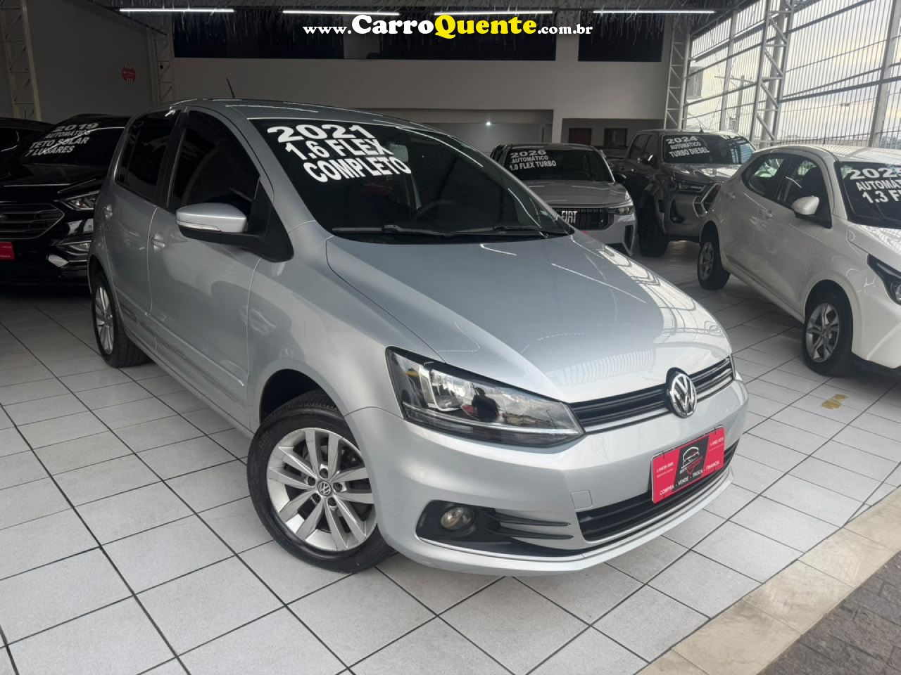 VOLKSWAGEN   FOX CONNECT 1.6 FLEX 8V 5P   PRATA 2021 1.6 FLEX - Loja