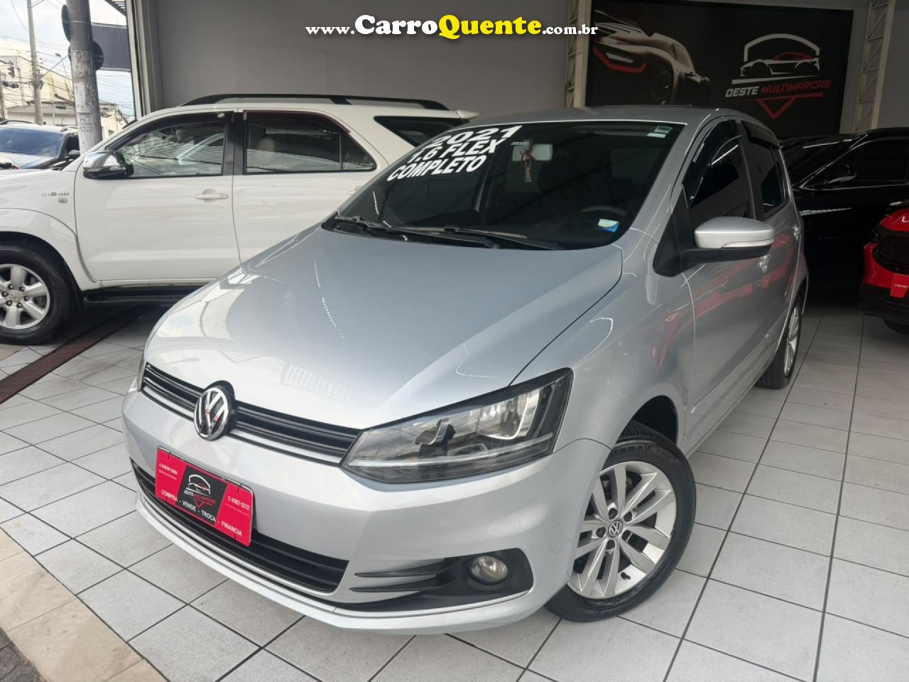 VOLKSWAGEN   FOX CONNECT 1.6 FLEX 8V 5P   PRATA 2021 1.6 FLEX - Loja