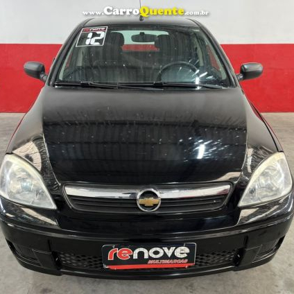 CHEVROLET   CORSA HAT. MAXX 1.4 8V ECONOFLEX 5P   PRETO 2012 1.4 FLEX