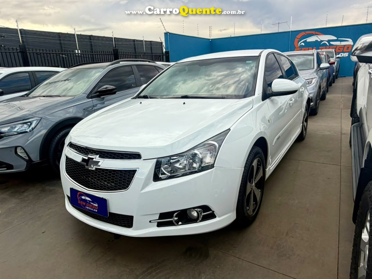 CHEVROLET   CRUZE HB SPORT LT 1.8 16V FLEXP. 5P AUT   BRANCO 2014 1.8 FLEX - Loja