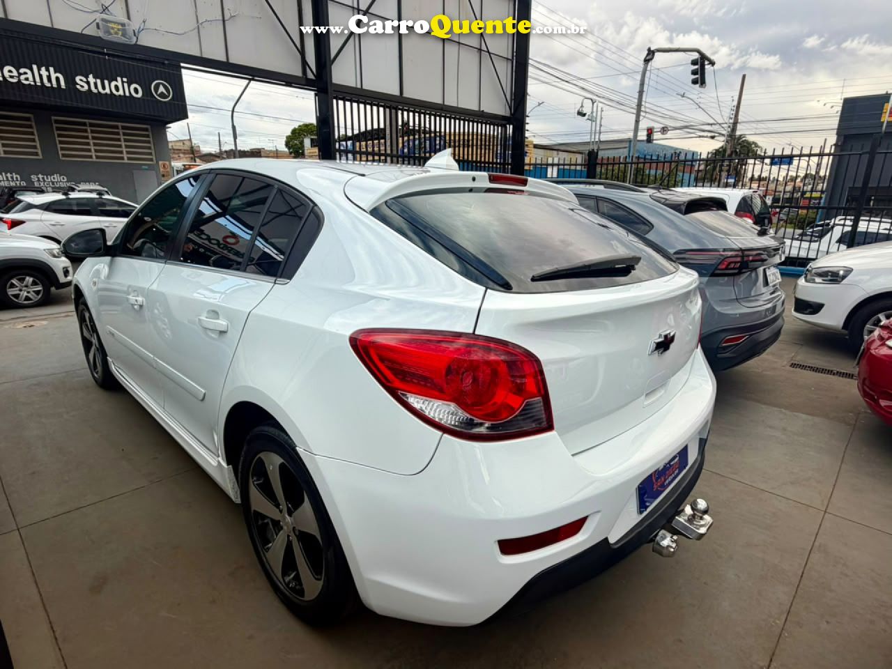 CHEVROLET   CRUZE HB SPORT LT 1.8 16V FLEXP. 5P AUT   BRANCO 2014 1.8 FLEX - Loja