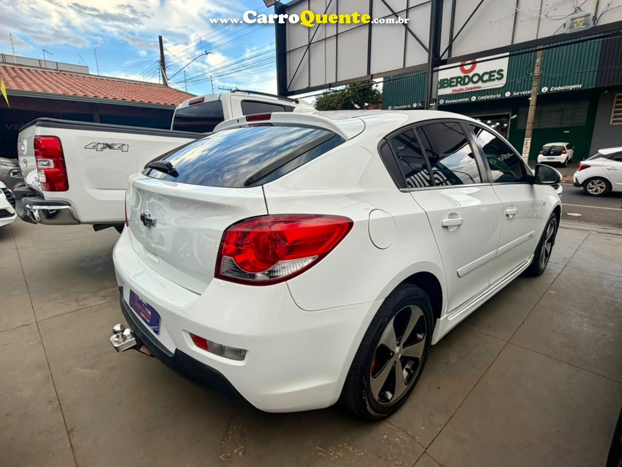 CHEVROLET   CRUZE HB SPORT LT 1.8 16V FLEXP. 5P AUT   BRANCO 2014 1.8 FLEX - Loja