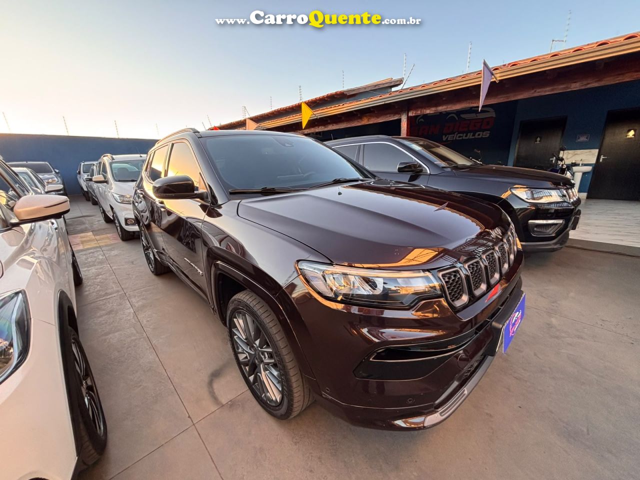 JEEP   COMPASS S T270 1.3 TB 4X2 FLEX AUT.   MARROM 2022 1.3 FLEX - Loja