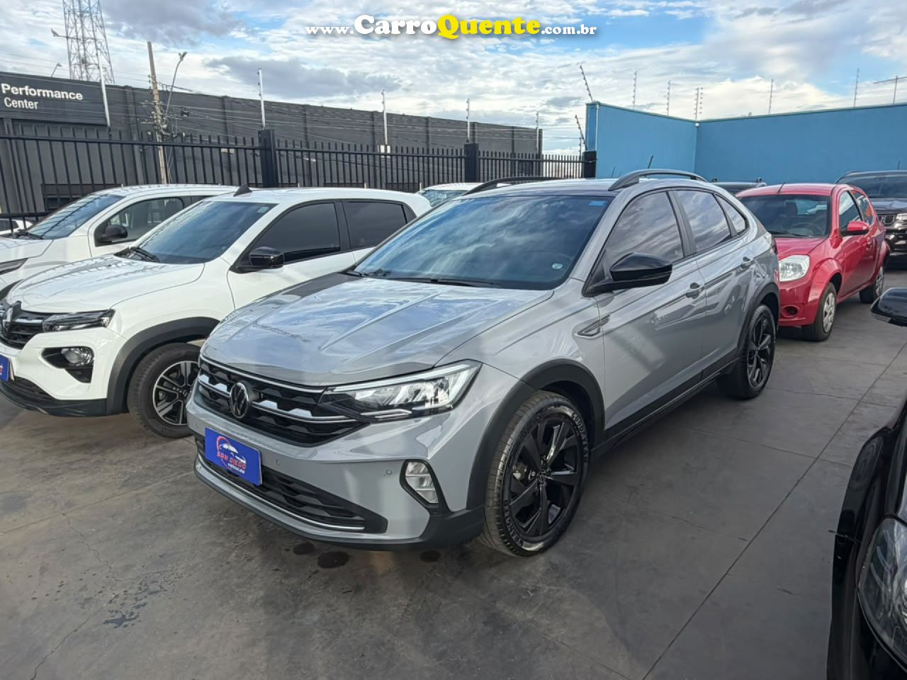 VOLKSWAGEN   NIVUS HIGHLINE 1.0 200 TSI FLEX AUT.   CINZA 2024 1.0 FLEX - Loja