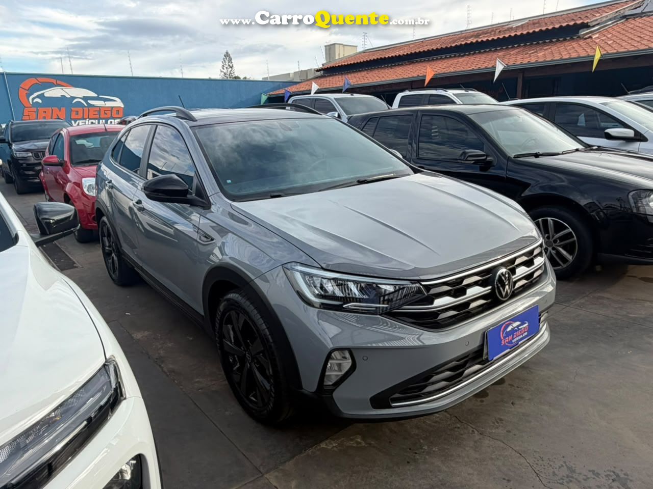VOLKSWAGEN   NIVUS HIGHLINE 1.0 200 TSI FLEX AUT.   CINZA 2024 1.0 FLEX - Loja