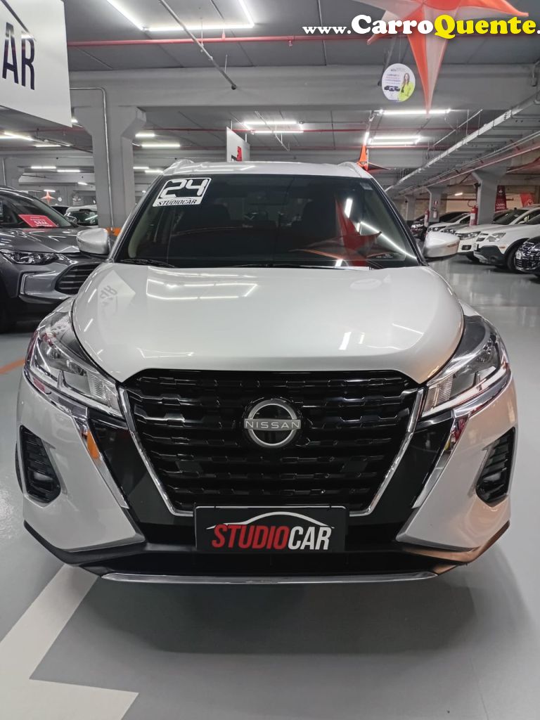 NISSAN   KICKS SENSE 1.6 16V FLEX AUT.   PRATA 2024 1.6 FLEX - Loja
