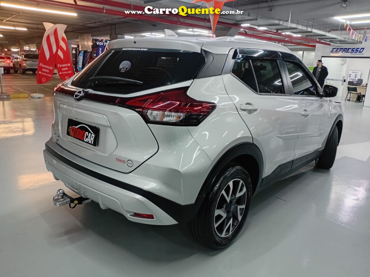 NISSAN   KICKS SENSE 1.6 16V FLEX AUT.   PRATA 2024 1.6 FLEX - Loja