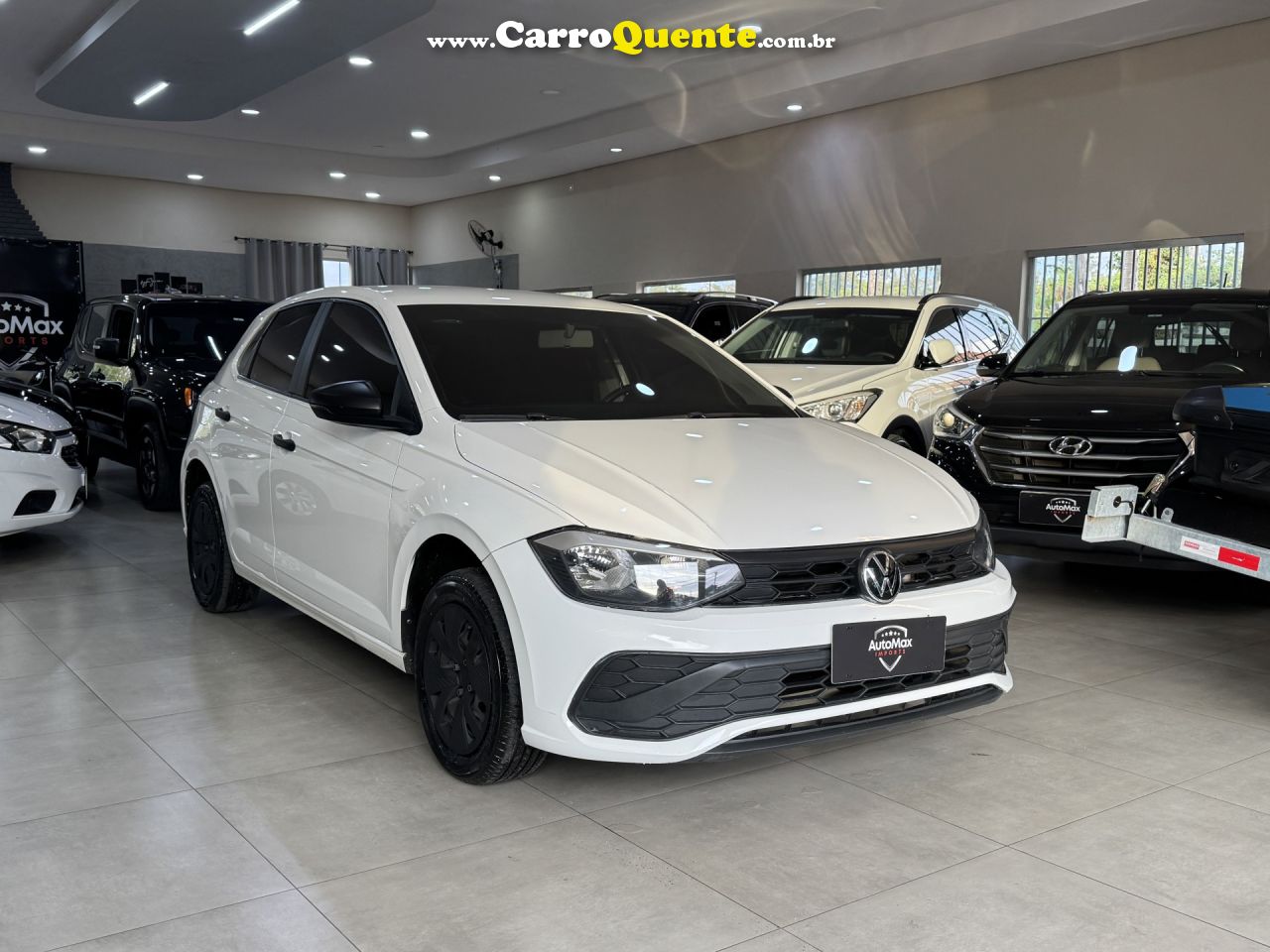 VOLKSWAGEN   POLO TRACK 1.0 FLEX 12V 5P   BRANCO 2024 1.0 FLEX - Loja