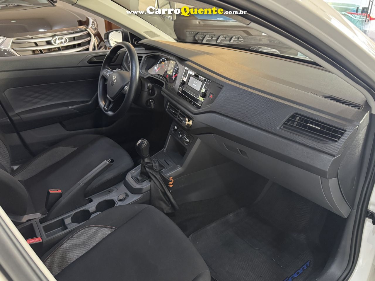 VOLKSWAGEN   POLO TRACK 1.0 FLEX 12V 5P   BRANCO 2024 1.0 FLEX - Loja