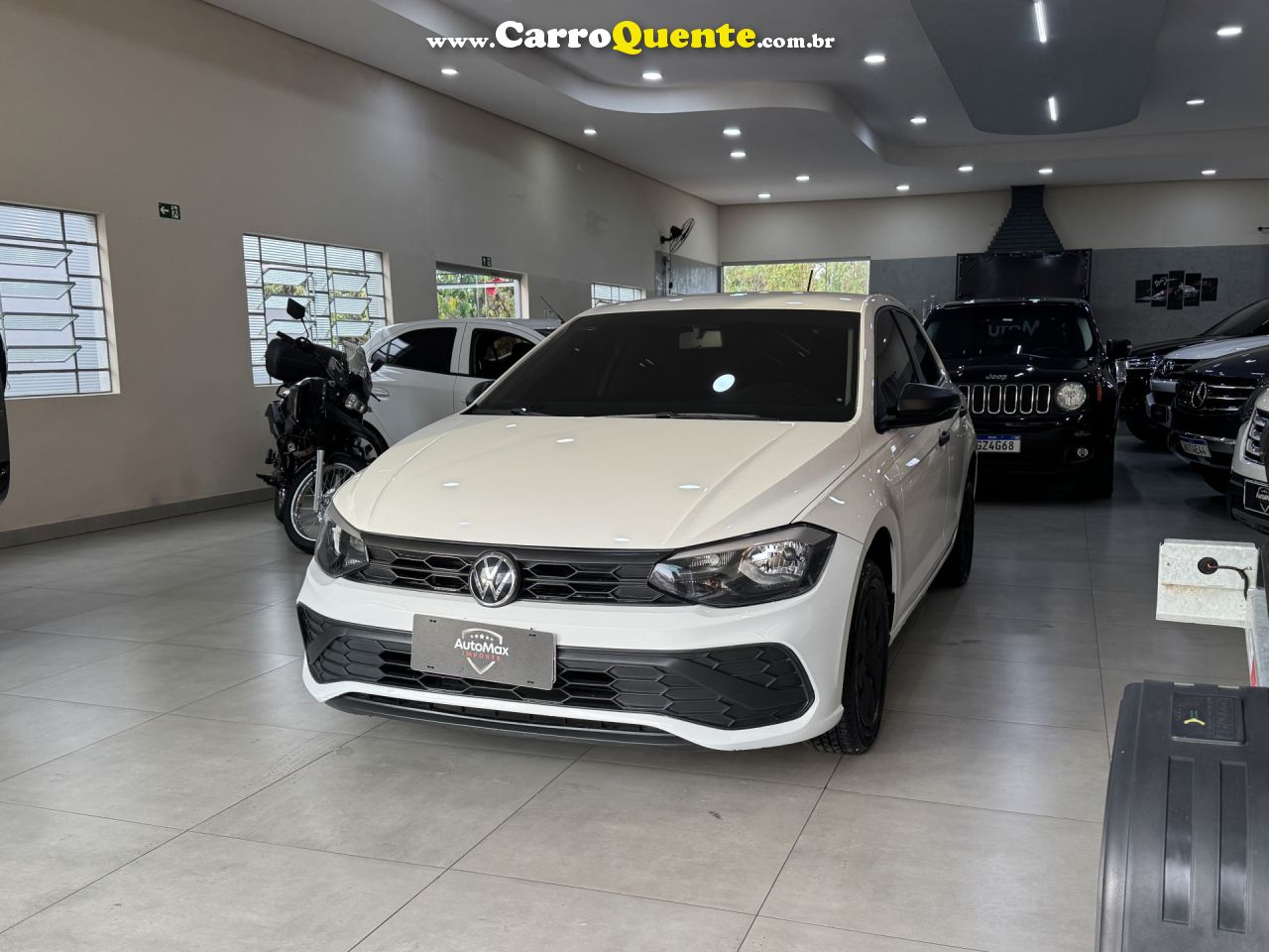 VOLKSWAGEN   POLO TRACK 1.0 FLEX 12V 5P   BRANCO 2024 1.0 FLEX - Loja