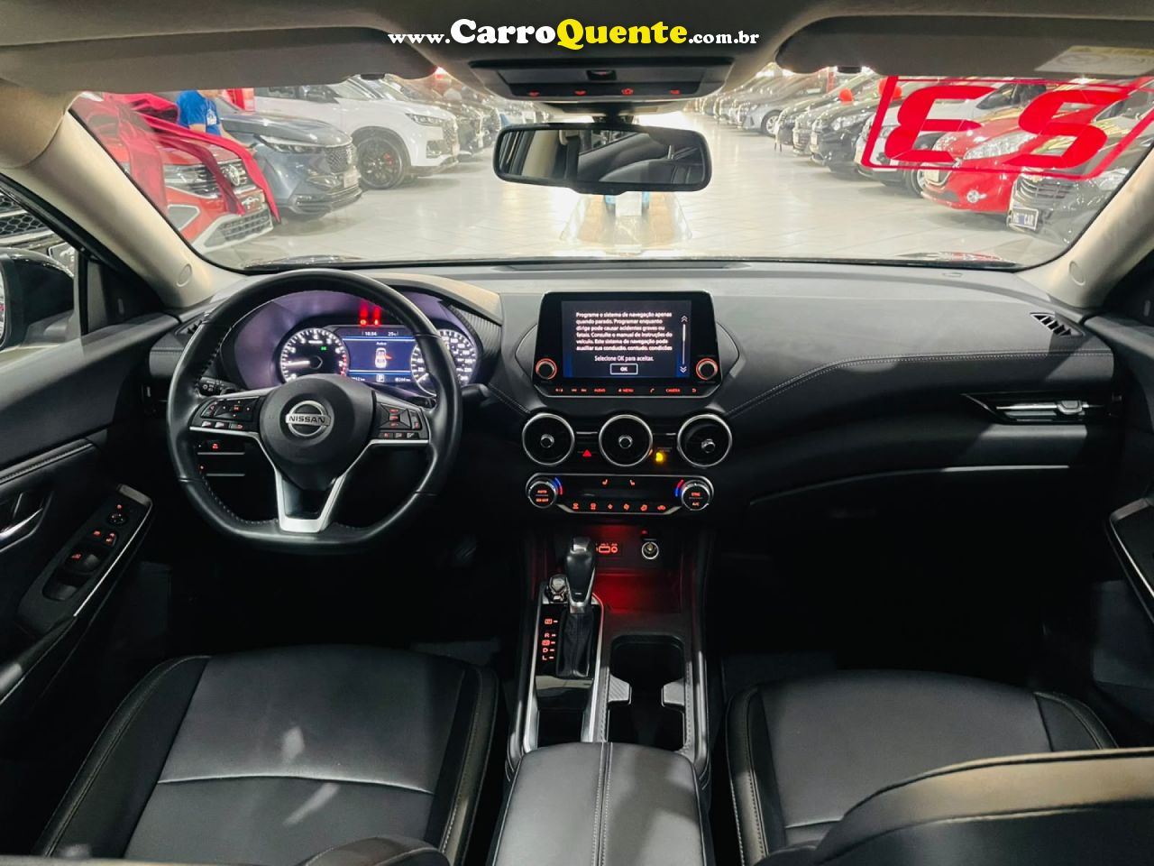 NISSAN   SENTRA EXCLUSIVE 2.0 16V AUT.   PRETO 2024 2.0 GASOLINA - Loja