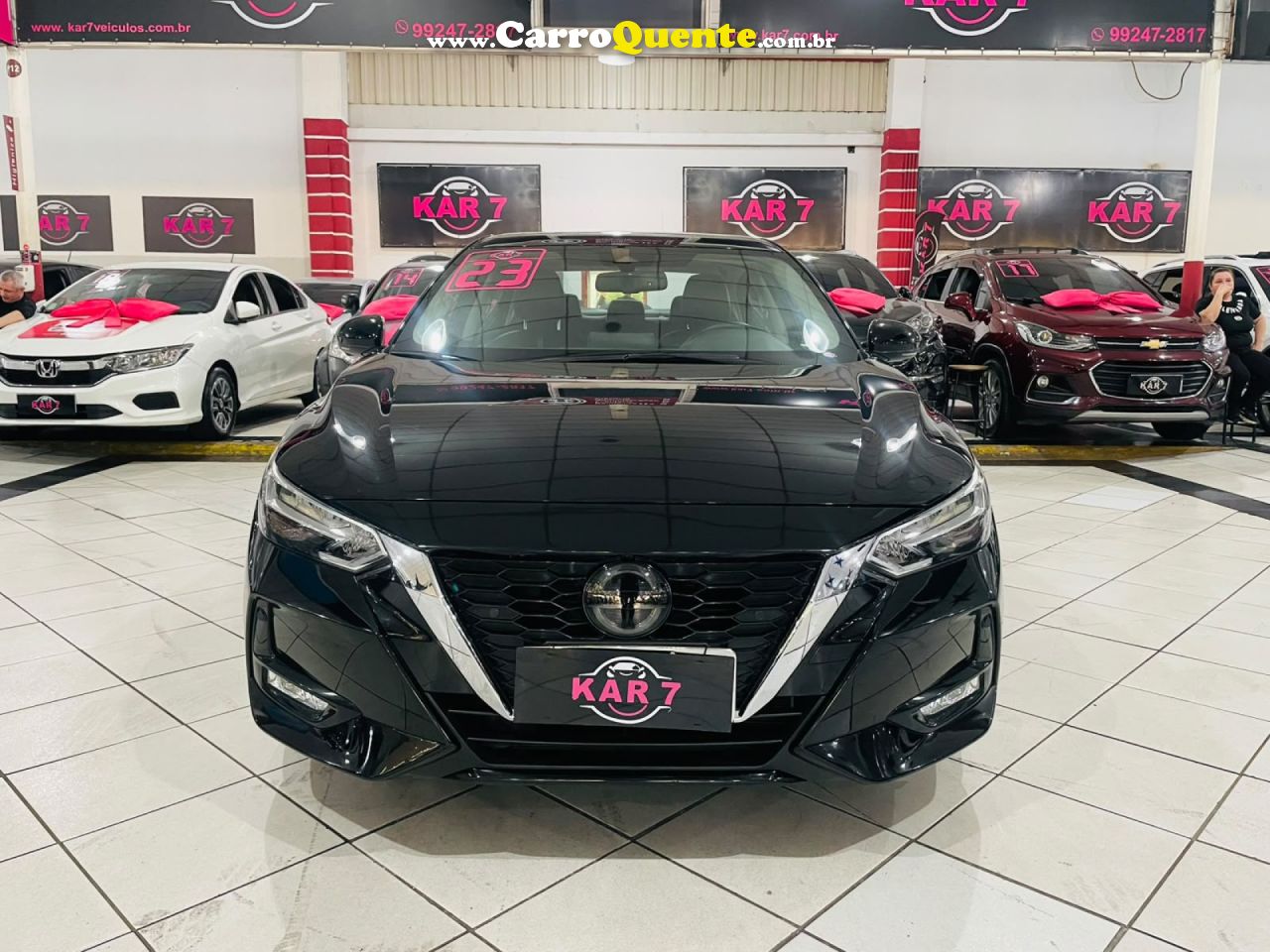 NISSAN   SENTRA EXCLUSIVE 2.0 16V AUT.   PRETO 2024 2.0 GASOLINA - Loja