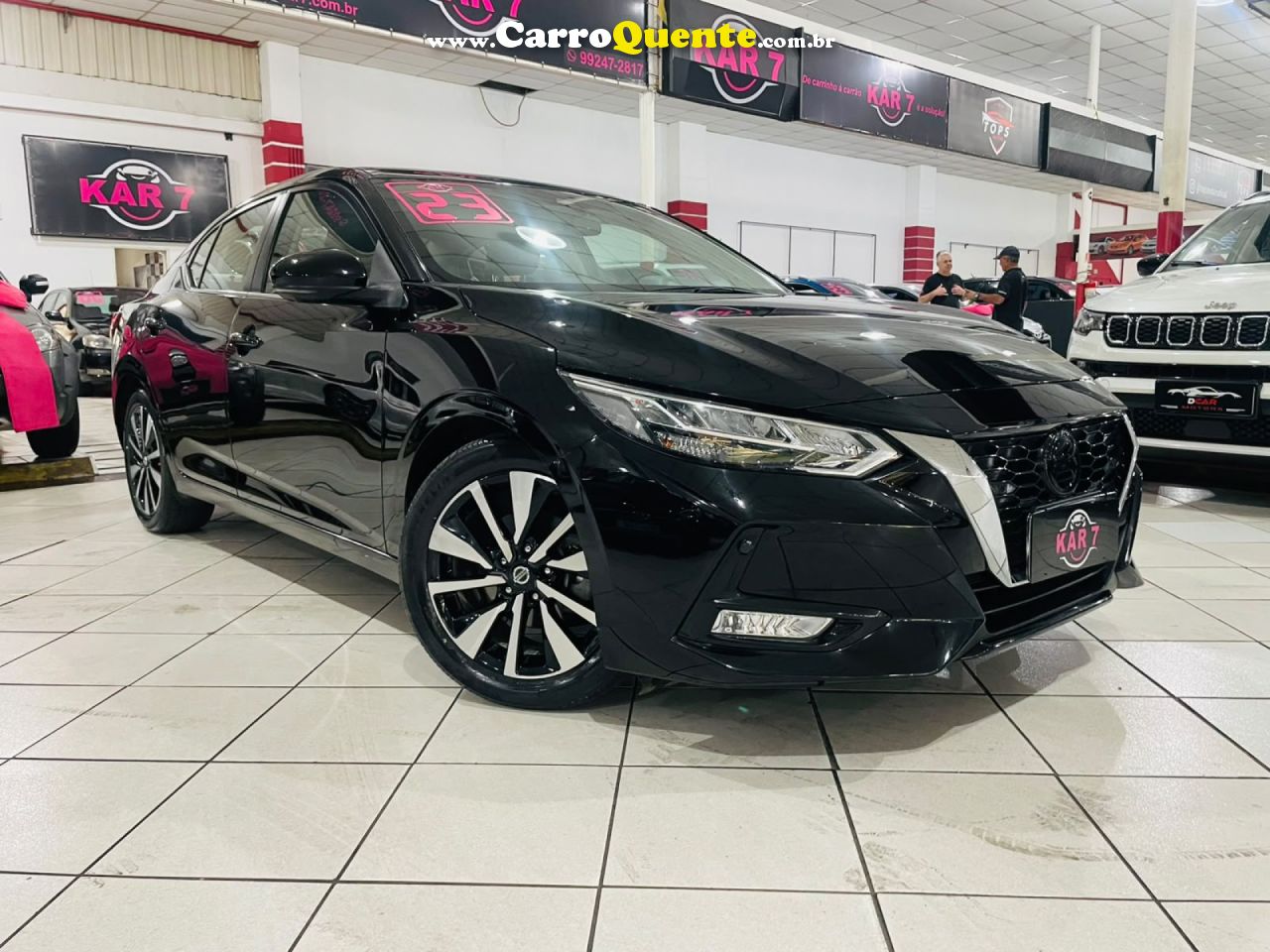 NISSAN   SENTRA EXCLUSIVE 2.0 16V AUT.   PRETO 2024 2.0 GASOLINA - Loja